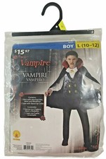 Vampire Halloween Costume Boys Large 10-12 Rubies Dracula Cosplay Halloween
