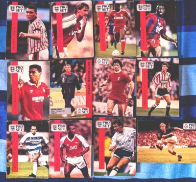 PRO-SET FOOTBALL TRADING CARDS - LEGENDS Lineker Charlton Keegan Barnes Etc    