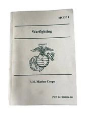NEW U.S. MARINE CORPS  MCDP 1 WARFIGHTING PCN 142 000006 00