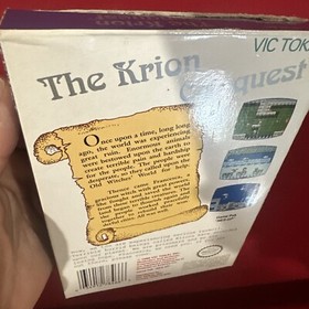Nintendo NES Game The Krion Conquest Box Game And Insert No Manual