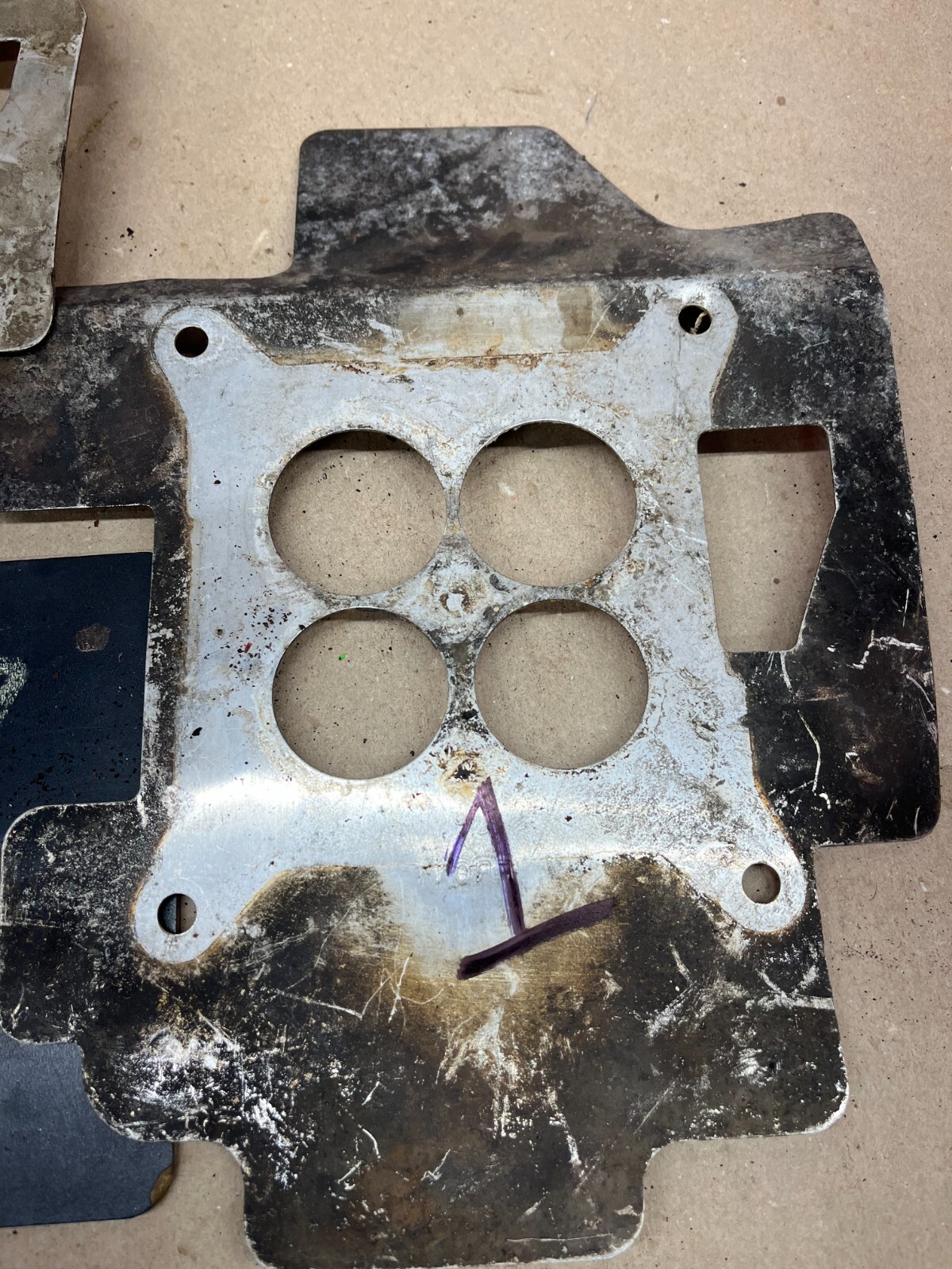 2 HOLLEY HOLLY CARB CARBURETOR HEAT SHIELDS PROJECT SBC BBC SBF BBF SBM