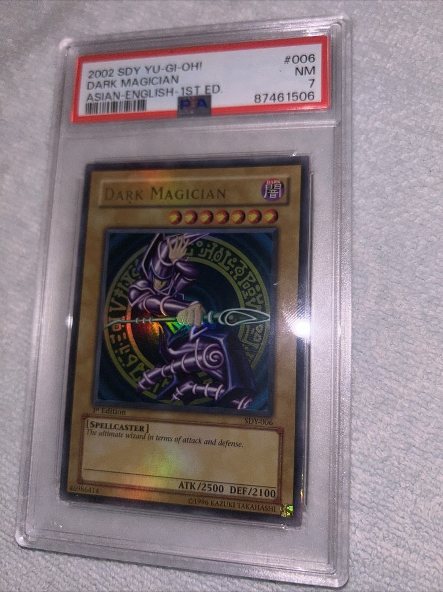 Dark Magician SDY-006 1st Edition Asian-English PSA 7 | eBay