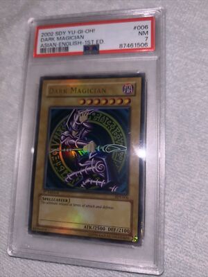 Dark Magician SDY-006 1st Edition Asian-English PSA 7 | eBay