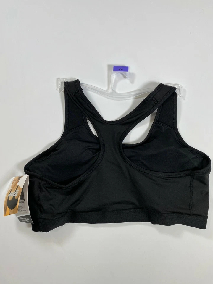 Womens Avia Black Compression Sports Bra NEW! NWT - Image 4 of 4