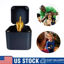 1-2Pcs Middle Finger in a Box Pop up Surprise Gift Box Novelty Prank Gift Box