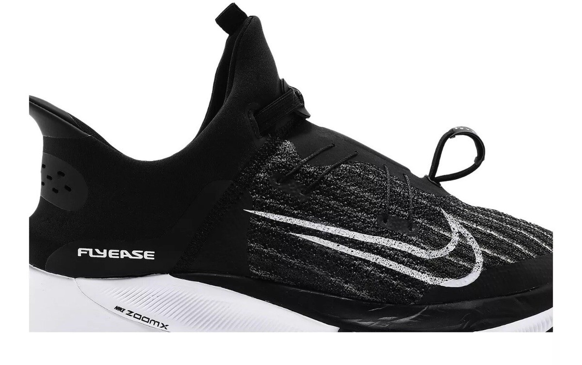 靴 NIKE AIR ZOOM TEMPO NEXT% FLYEASE Size 7.5 - Nike Air Zoom Tempo NEXT% Flyease Black White for sale