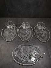 Federal Glass Homestead Hospitality Wheat Snack Luncheon Set