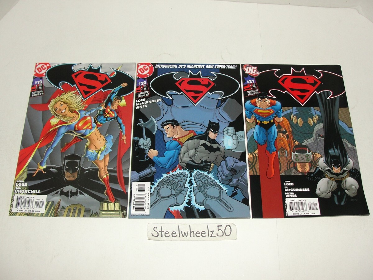 Superman Batman 9 Comic Lot DC 2005 #19 20 21 23 27 35 36 40 52