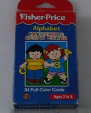 1997 Fisher Price Alphabet Flash Cards pre-owned