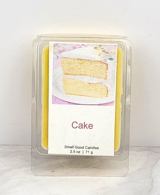 Cake Triple Scented Soy Wax Melt   Sweet & Buttery Dessert Bliss