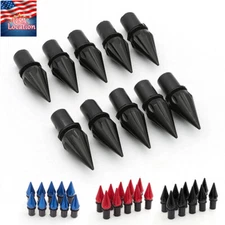 US 10Pcs Motorcycle Windscreen Windshield Screws Spike Bolt Screw Kit M5 Nuts