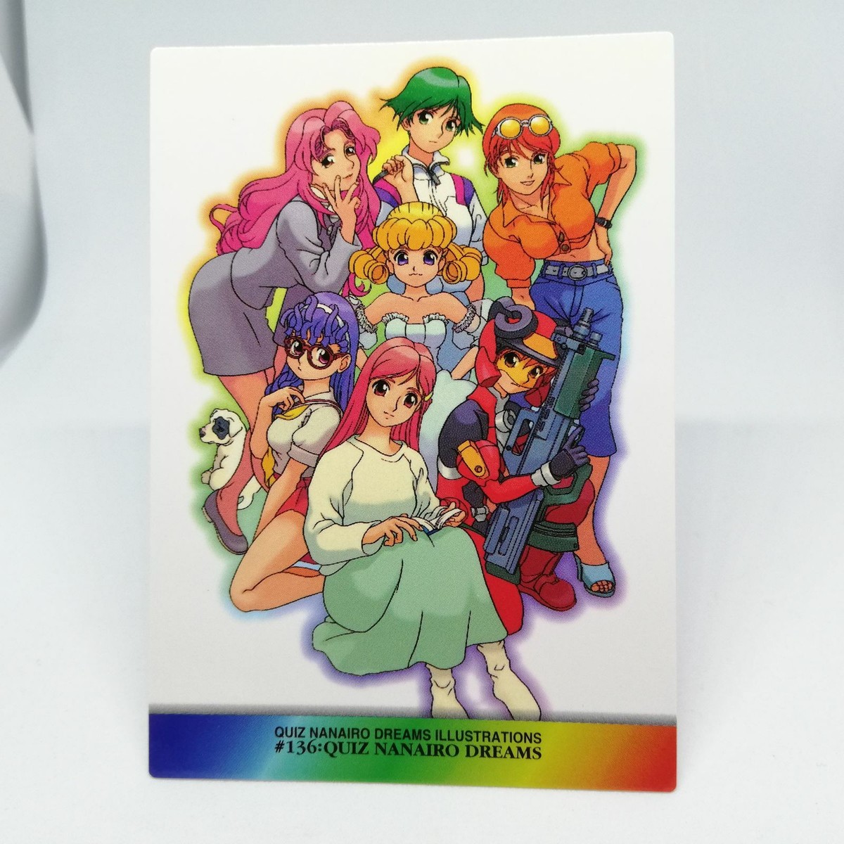 136 Quiz Nanairo Dreams Card Dass ALL CAPCOM WORLD 98 Japan Game