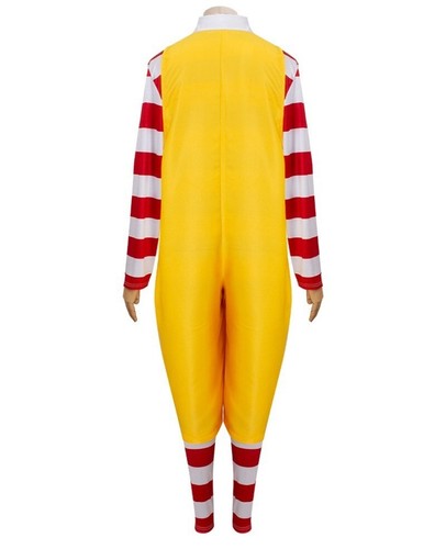 Mcdonald Cosplay Costume Ronald Masquerade Party Sutra Clown Character Adult Hal - Picture 13 of 15