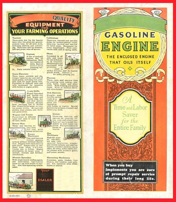 J D Green Stationary Hit & Miss Gasoline Engine Type E Brochure