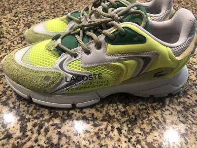 Lacoste L003 Neo Sneaker 7-45SMA0001Y21 Neon Green Men US Size
