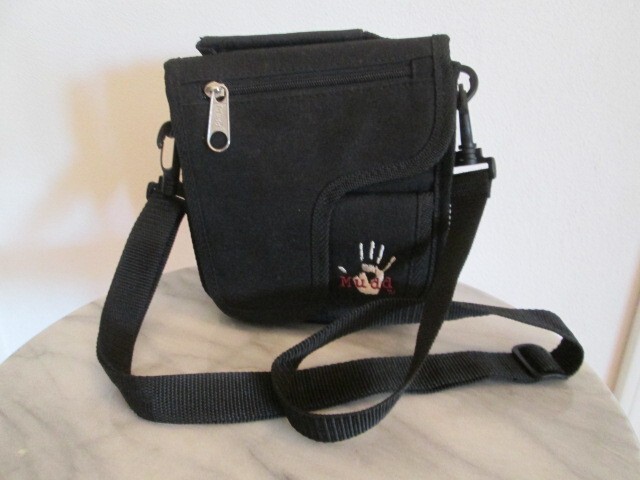 Mudd Black Ultimate Organizer Bag Crossbody Vintage 90s Y2K w