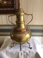 Bergische Dröppelminna mosiądz około 1820- części miedź na 3 nogawkach 43 cm wysokości 