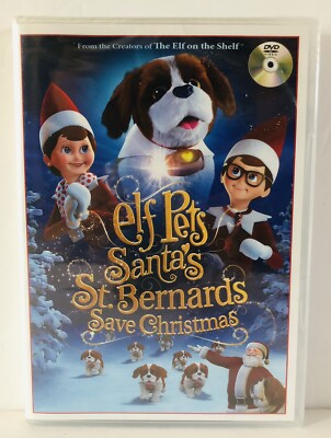 NEW Elf Shelf Pets Santa's St. Bernards Save Christmas DVD Sealed