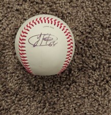 Yohan Flande Signed Autographed Baseball. Obtained in pittsburgh