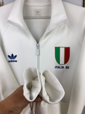 Vintage Adidas Football Italy World Cup Jacket Track Top