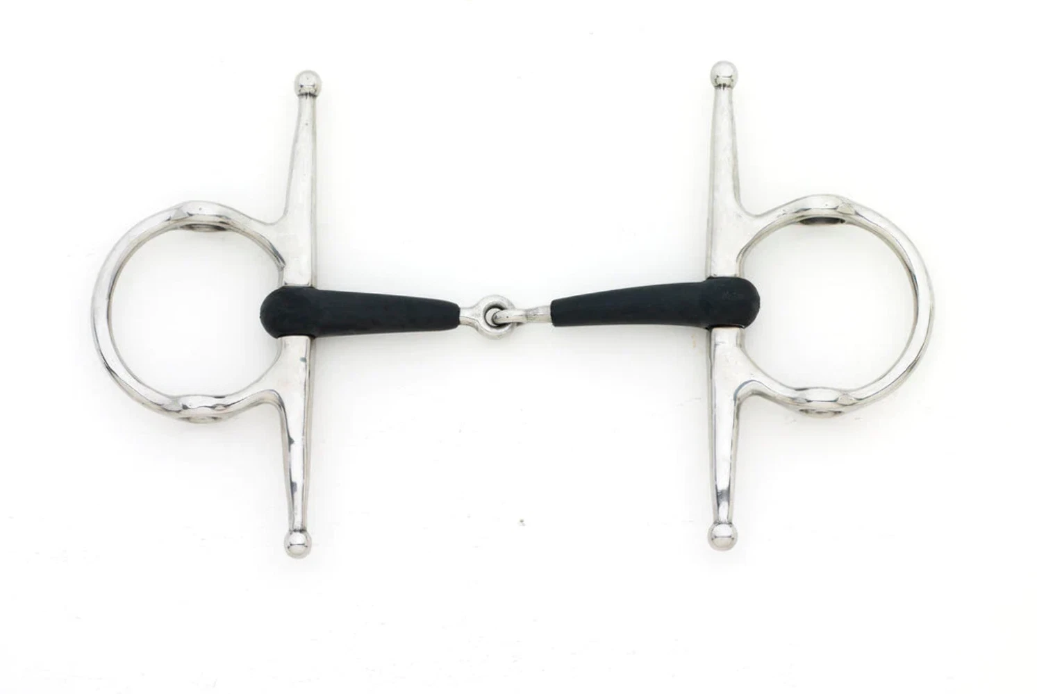Centaur Eco Pure Full Cheek Jointed Rubber Gag Bit