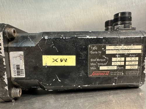 Servotronic Ag 640.6.70D / 640670D 9000RPM 330V (7.4.1) - Picture 4 of 5