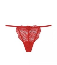 New Victoria's Secret Dream Angels Lace V String Panty Red Bow XS S