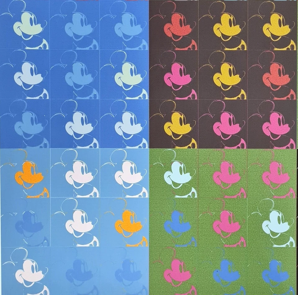 ANDY WARHOL * Mickey Mouse * 57 x 38 cm * signed lithograph * limited # xx/100 - Bild 4 von 4