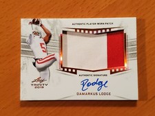 2019 Leaf Trinity Patch Auto Bronze DaMarkus Lodge Ole Miss Rookie Lot B