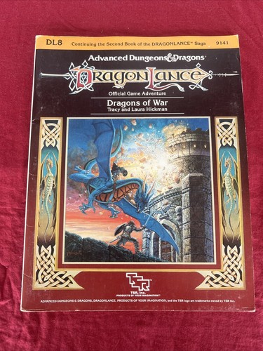 AD&D Dragonlance Module DL8 Dragons of War #9141 1985