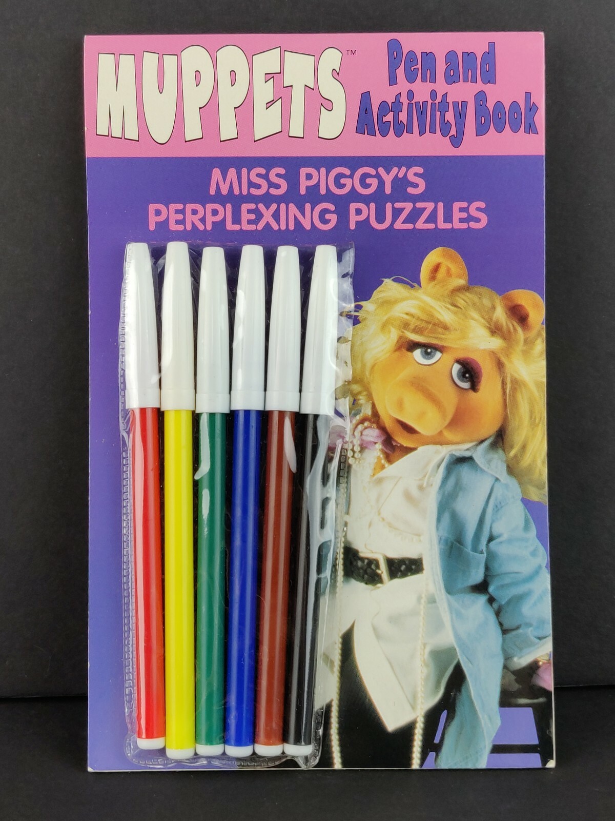 Vintage Muppets Pen And Activity Book Miss Piggys Perplexing Puzzles ...