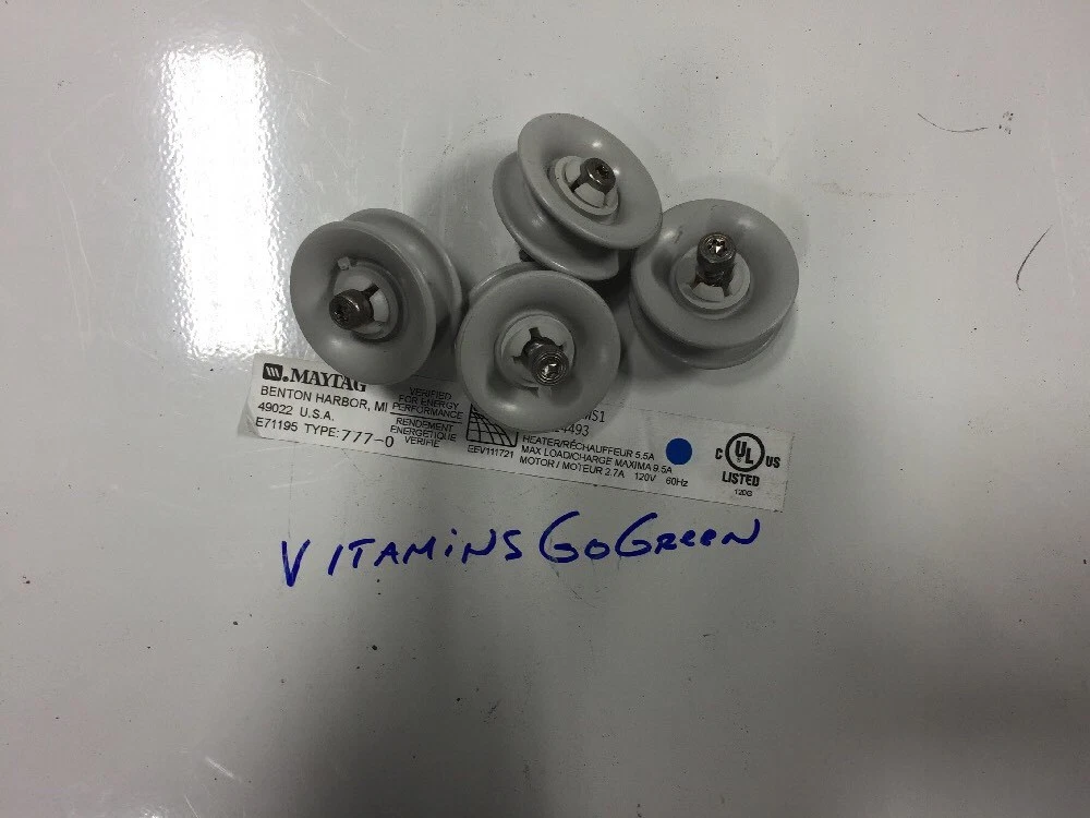 MAYTAG DISHWASHER Tub Roller Wheels mdb6701Aws1 Lot Of 4