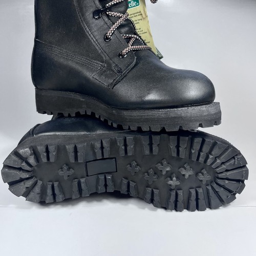 Botas BELLEVILLE Para Hombres 4.5W Gore-Tex Best Defense Cuero Negro Vibram Nuevas Etiquetas - Imagen 5 de 16