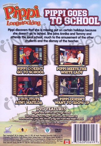 PIPPI LANGSTRUMPF - Pippi geht zur Schule - NEU & versiegelt seltene Familien-DVD - 2007 - Bild 2 von 2