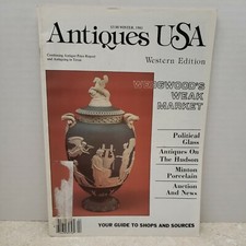 Antiques USA  Magazine Winter 1981 Western Edition Your Guide to Shops & Sources