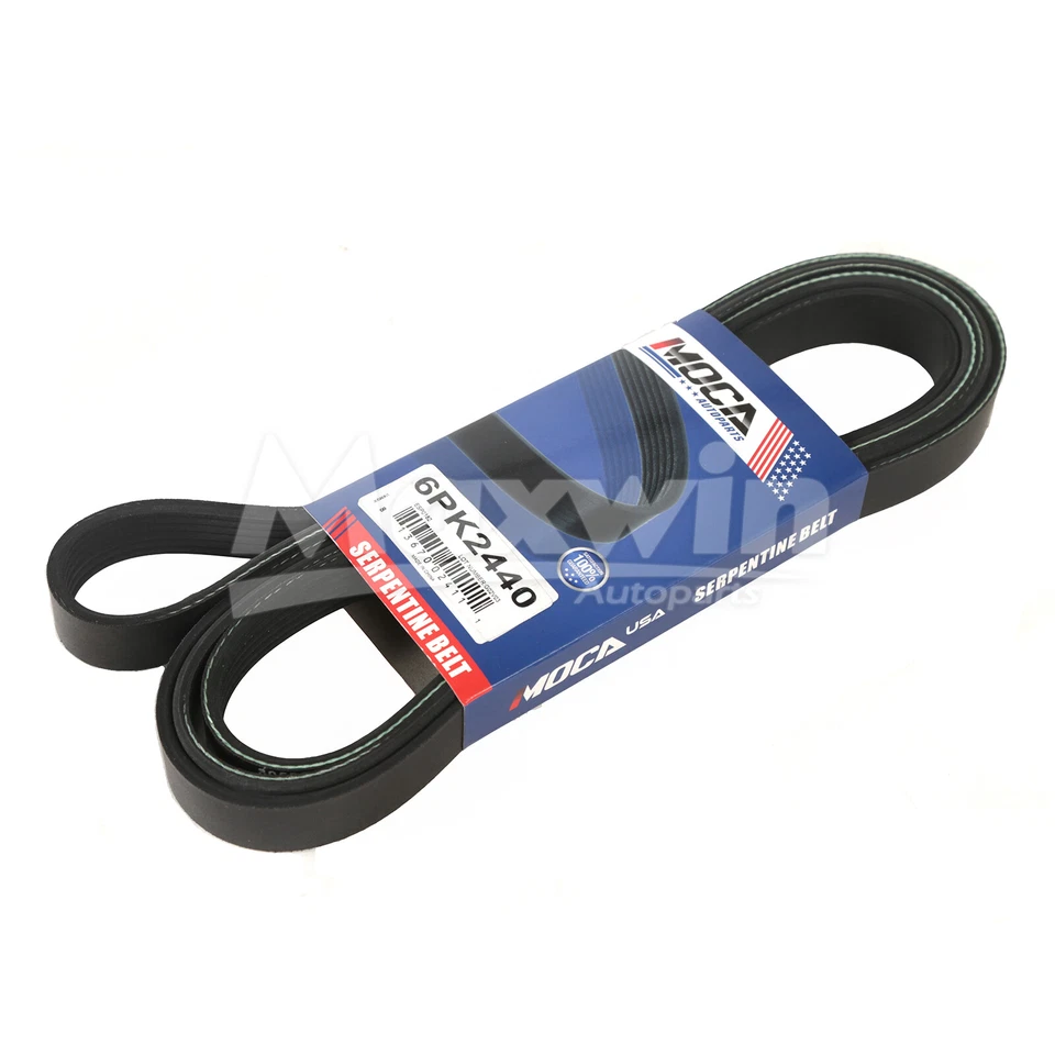 Serpentine Belt Component Kit Fit 03-10 2012 Chevrolet Express 1500 90K38103B - Изображение 3 из 4