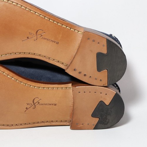 RANCOURT & Co. Tassel Loafers US9.5 D Navy Suede Moccasin Box & Bags Shoe Horn - Bild 15 von 18