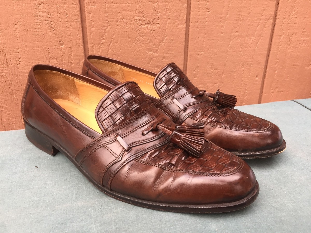 Johnston & Murphy Cellini Walnut Tassel Loafer 8.5 johnston murphy cellini products for sale | eBay main image 2