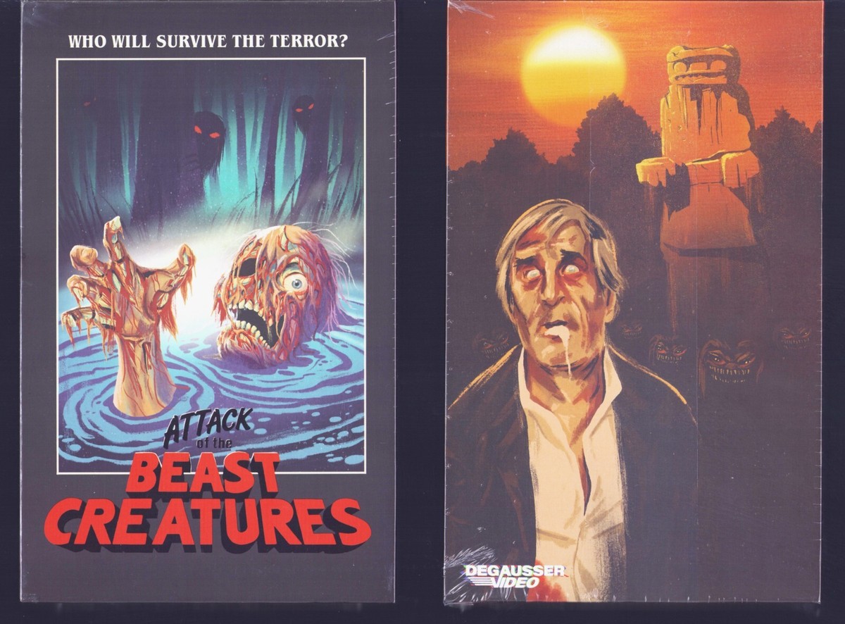 Attack of the Beast Creatures (VHS Big Box) Vinegar Syndrome OOP