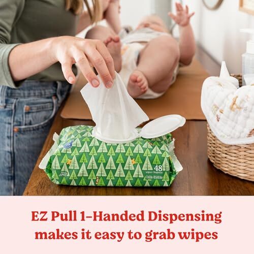 Huggies Natural Care Sensitive Baby Wipes, Unscented, Hypoallergenic, 99% Water - Picture 5 of 12
