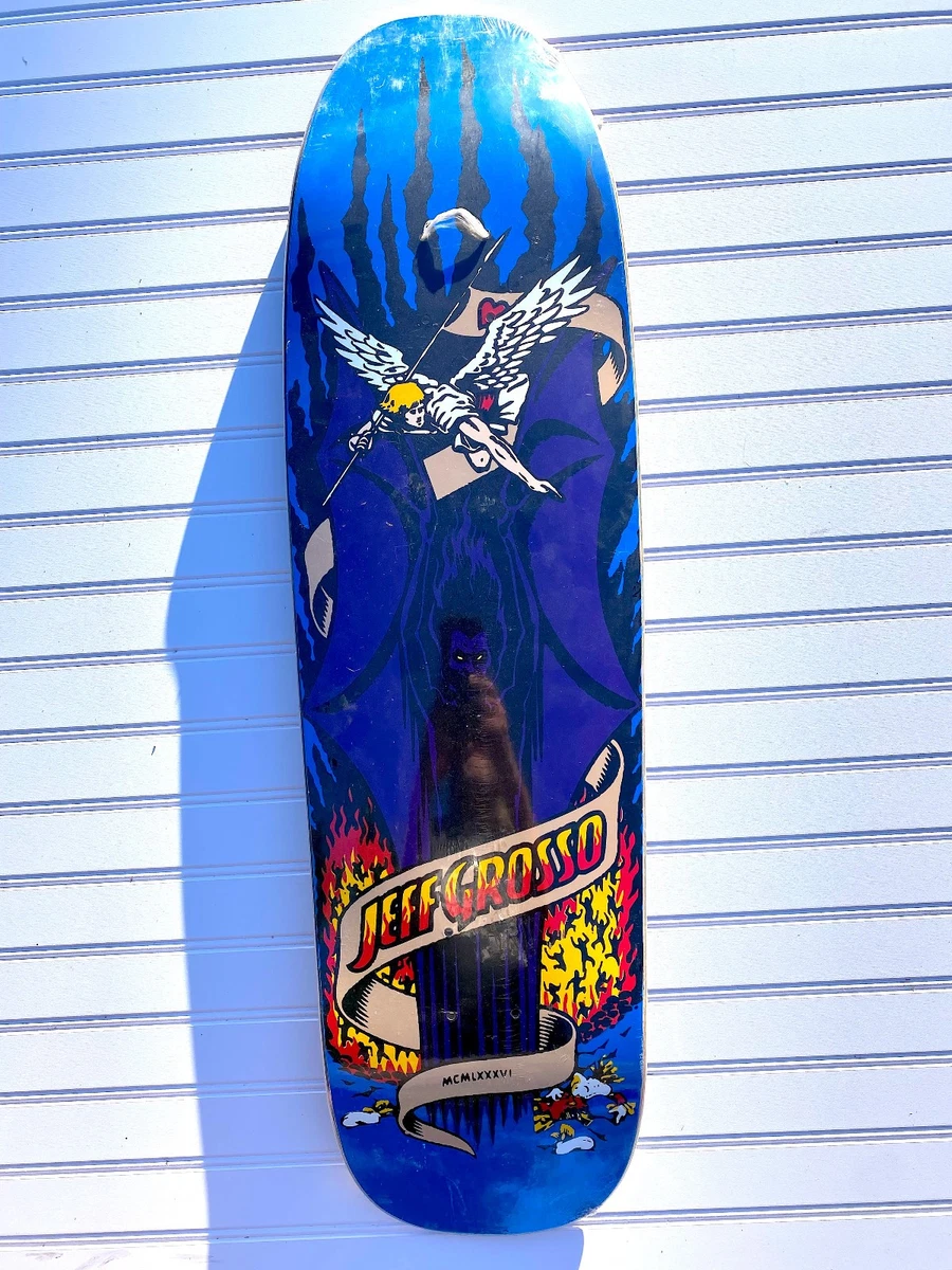 Skateboard hommage étiquette noire Jeff Grosso Forever 10,25 pouces