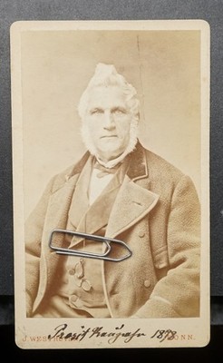 Foto Portrait Künstler CDV KAB Dichter Geschäftsmann Bonn Gedicht 1878 Mode Bart