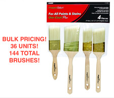 36 UNITS Linzer Project Select Angle/Flat Paint Brush Set A 11404 S