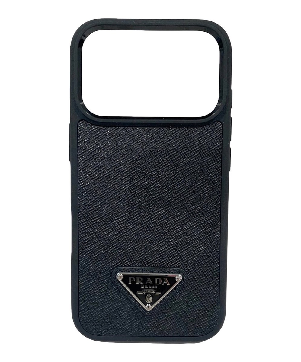 PRADA Saffiano Leather Case For IPHONE 17 PRO iPhone17Pro Black