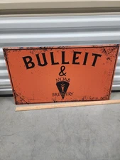 Bulleit Moab Brewery Bourbon Brewery Whiskey SIGN Man Cave Bar TACKER