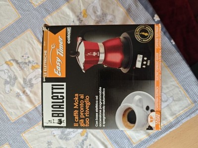 Bialetti Easy Timer Elektrische Kaffeemaschine, 3 Tassen