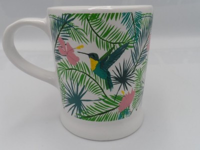 Fenella Smith Tropical Leaf & Humming Bird Becher, unbenutzt, seltenes Muster, sammeln