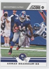 2012 Score Scorecard Ahmad Bradshaw #31 0a7