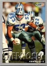  1993 Mark Stepnoski 53 Cowboys 58 Fleer Football Sports Trading Card 