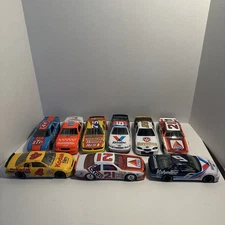 Lot of 10 NASCAR 1:24 Diecast Cars STP Kodak Valvoline Havoline Citgo Purolator